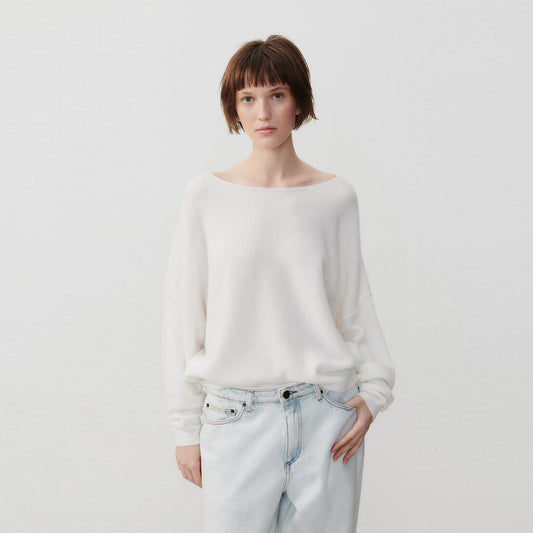 - Damsville Sweater - White