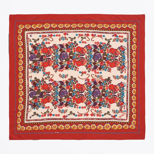 Neck Scarf Border - Red