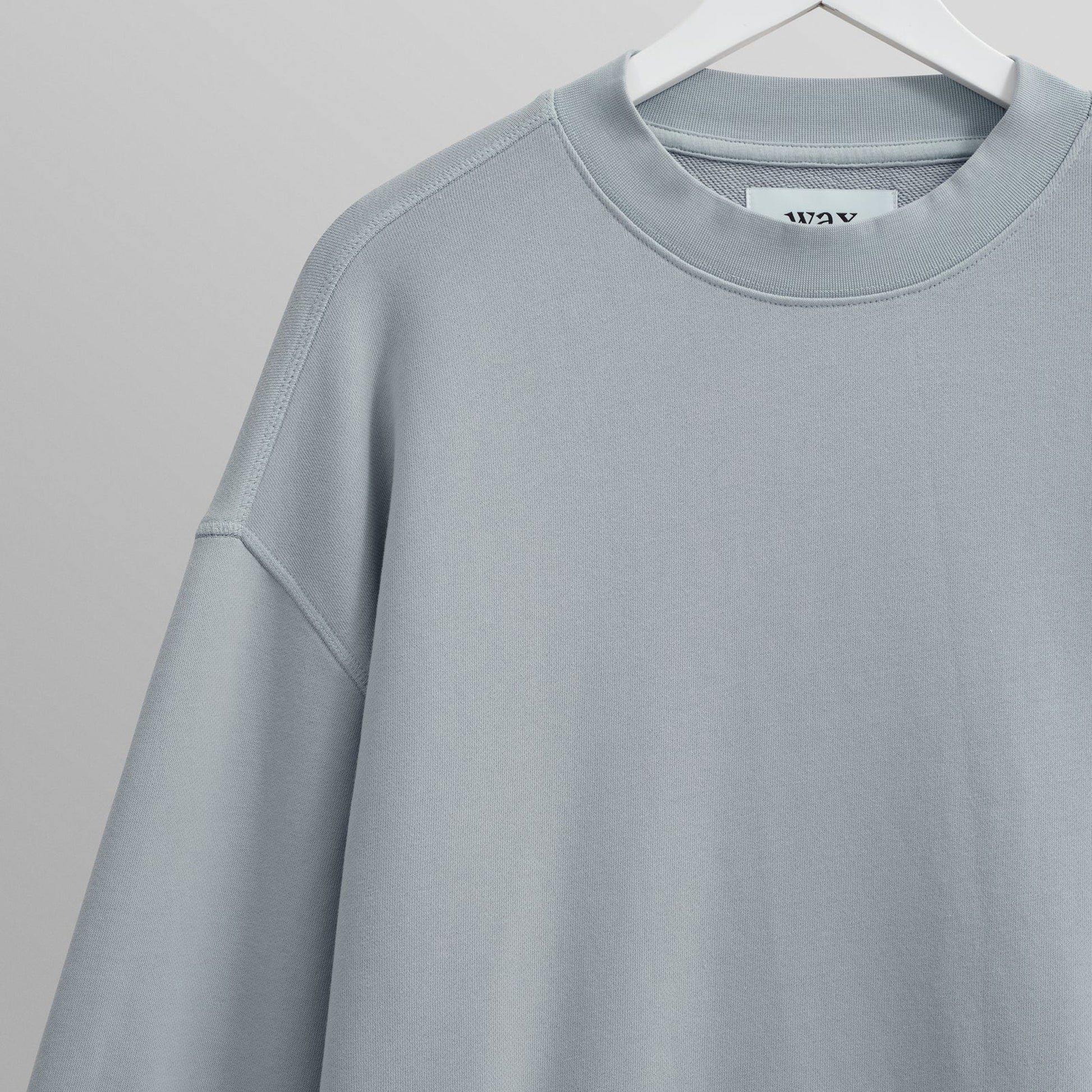 Wax Loopback Sweatshirt - Blue