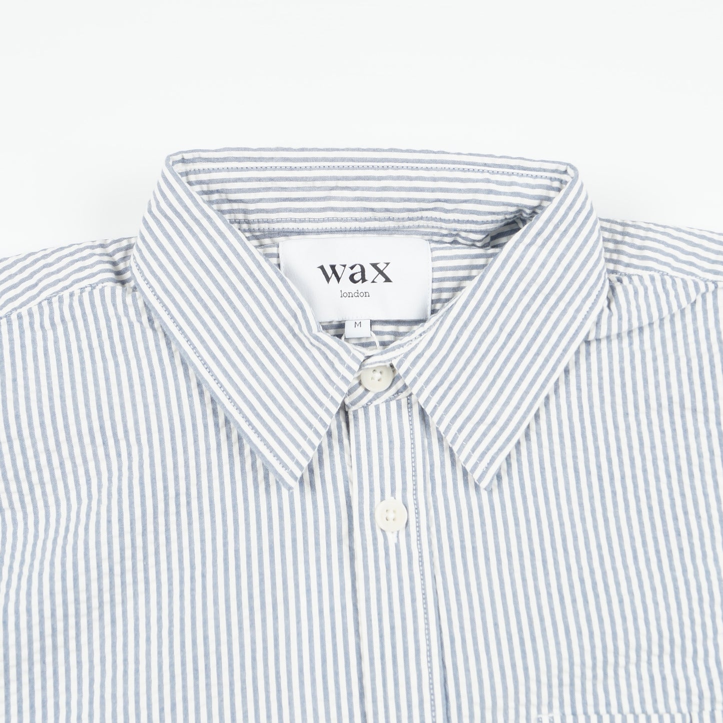 - Shelly Shirt Seersucker - Navy