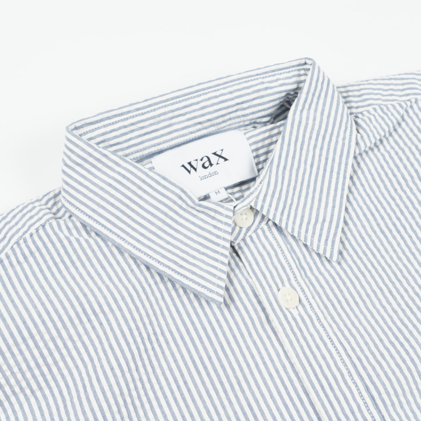 - Shelly Shirt Seersucker - Navy