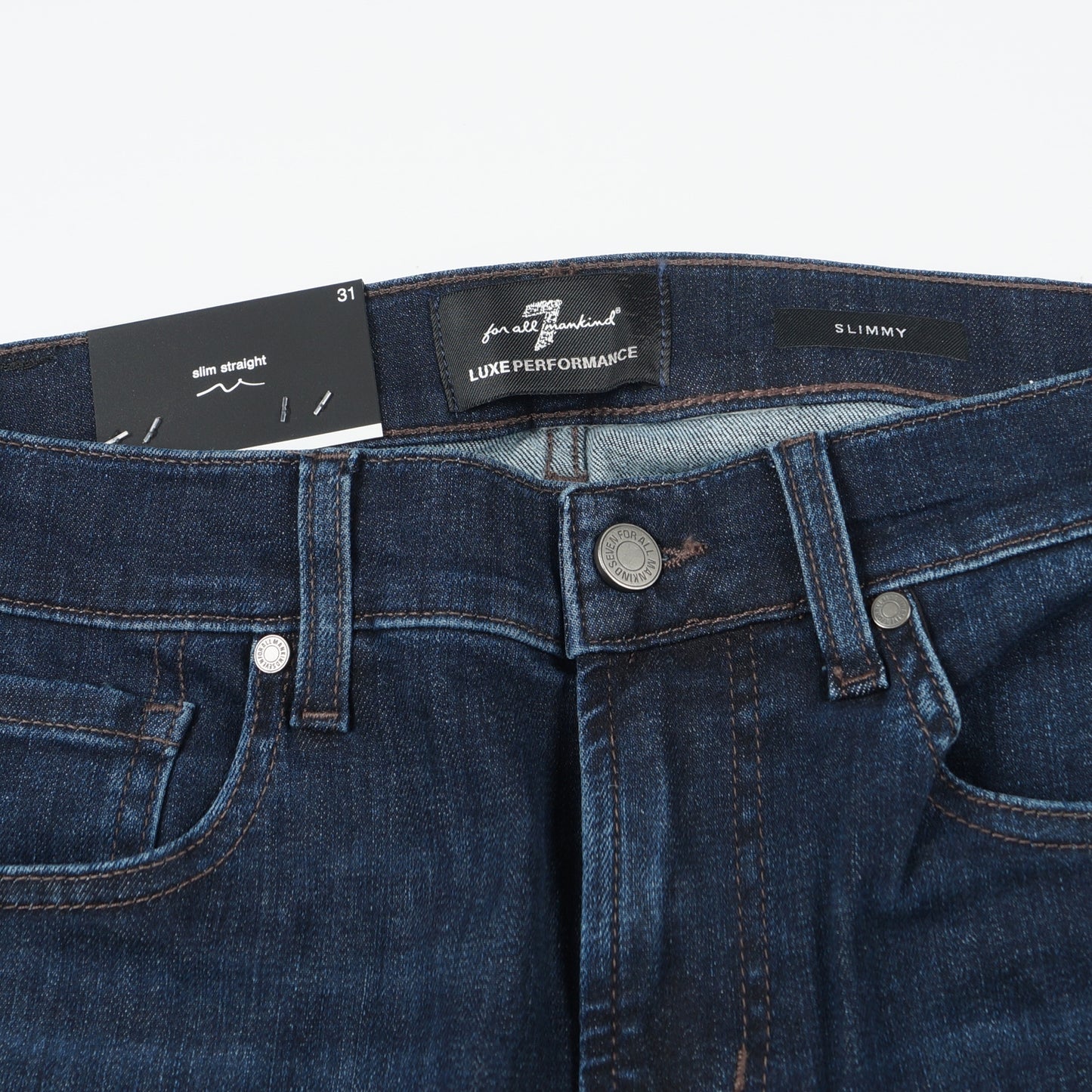 - Slimmy Luxe Perf Jeans - Dark Blue