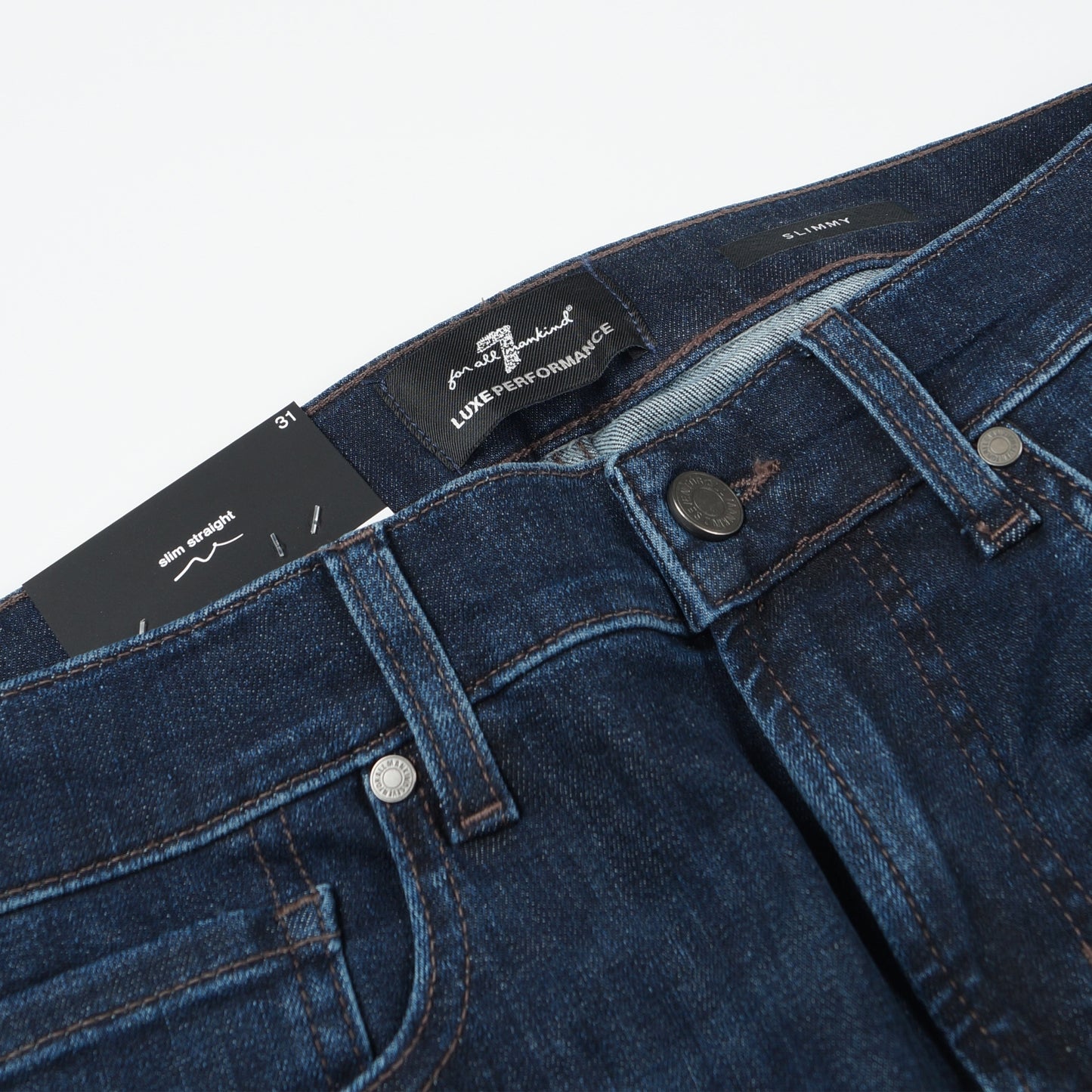 - Slimmy Luxe Perf Jeans - Dark Blue