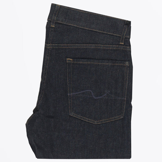 - Slimmy Super Rinse Jeans - Dark Blue