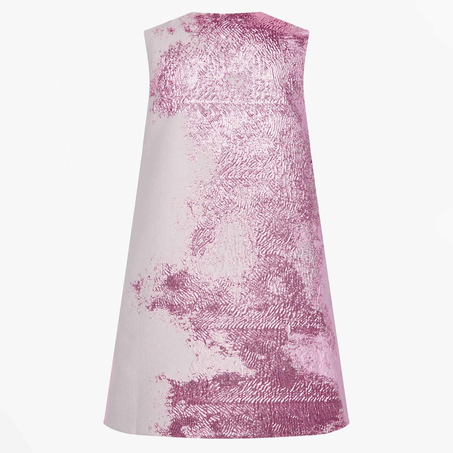 - Tamar Woven Jaquard Dress - Rose Bloom