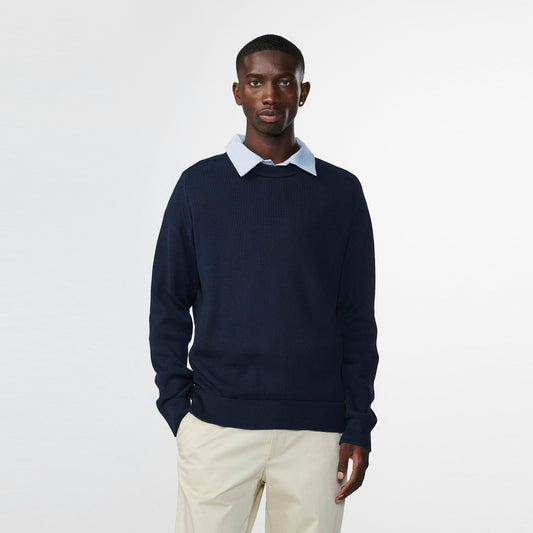 Kevin Rib Sweater - Navy