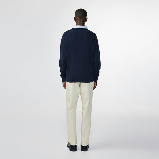 Kevin Rib Sweater - Navy