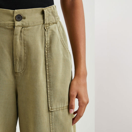 Greer Twill Trousers - Canteen Green