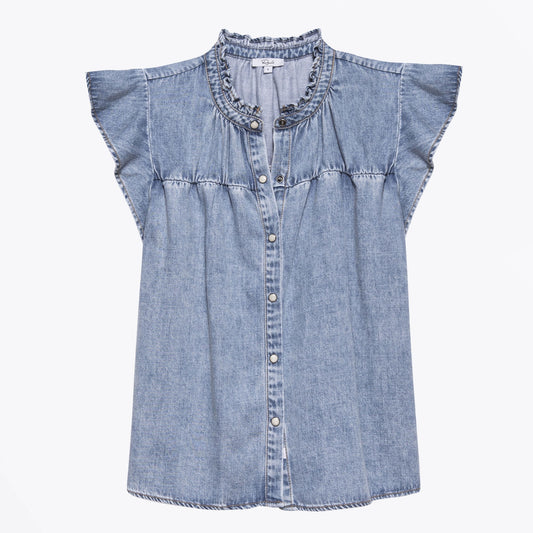 - Ruthie Shirt - Faded Indigo