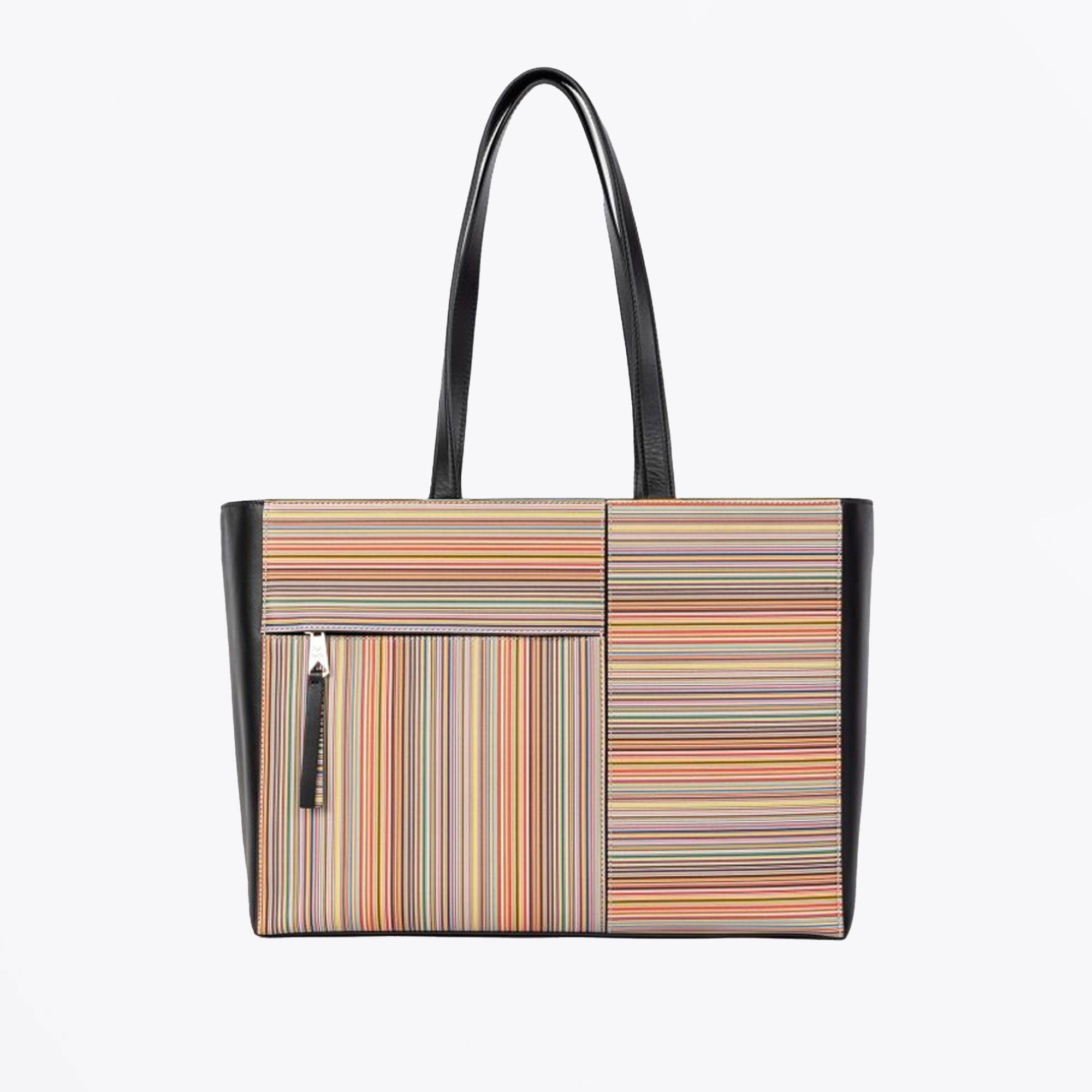 Paul Smith - - Signature Stripe Leather Tote Bag – MR & MRS STITCH.COM