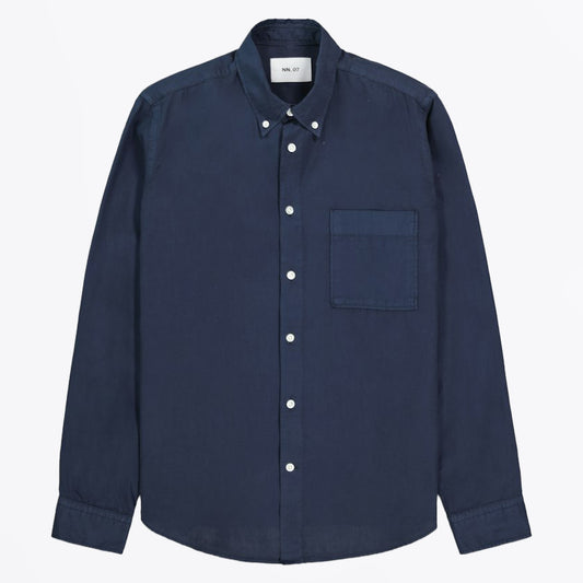- Arne Twill Shirt - Navy