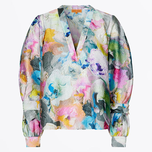 Nandya Crinkled Textured Top - Liquified Orchid