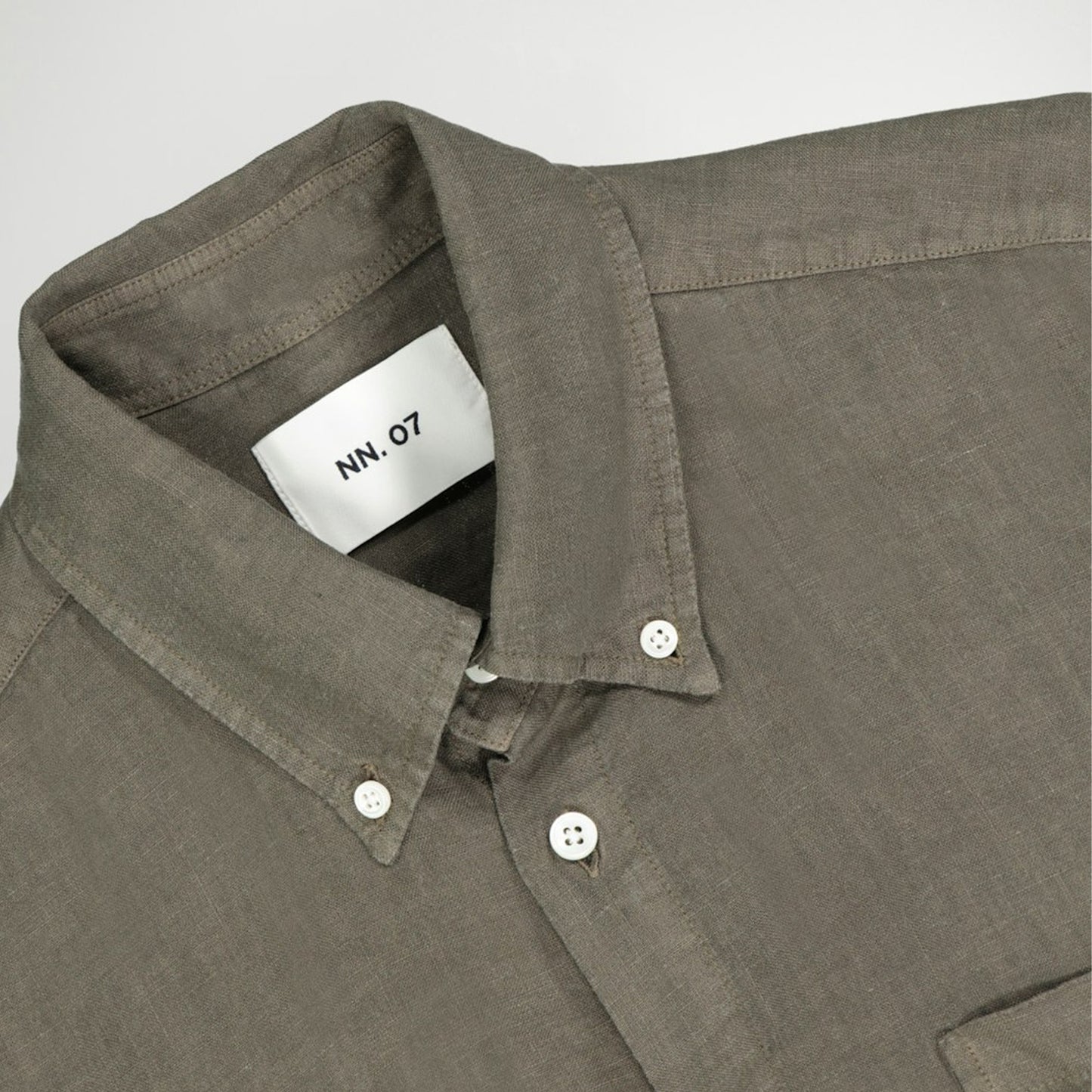 - Arne Linen Shirt - Capers