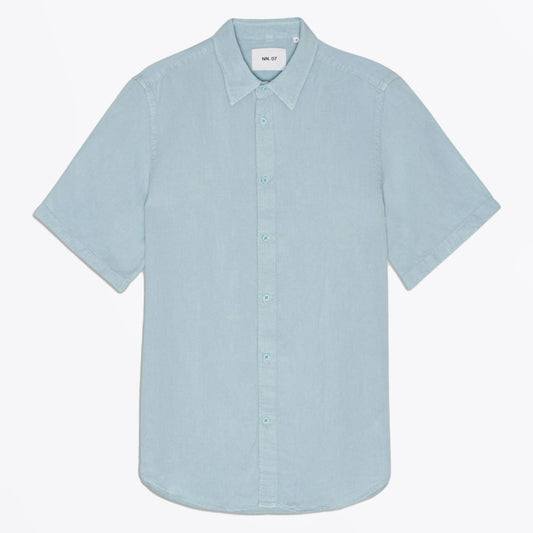 - Arne SS Shirt - Winter Sky