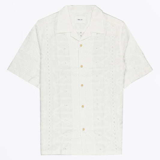 - Julio Embroidery Shirt - White