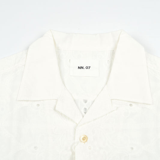 - Julio Embroidery Shirt - White