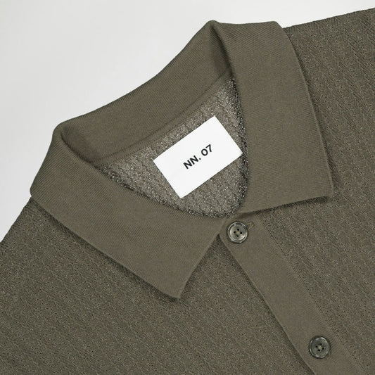Nalo Button-Up Polo - Capers