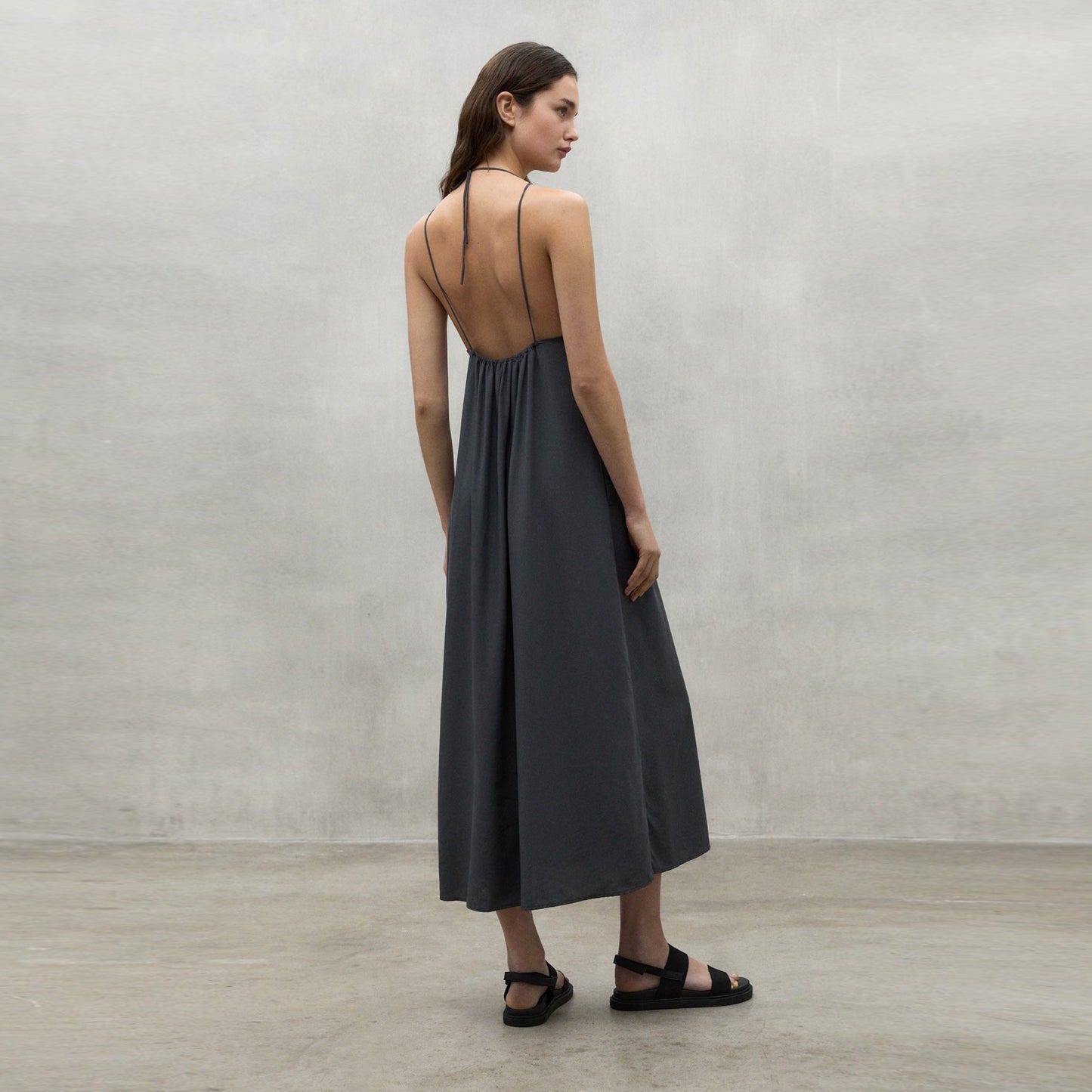 - Crome Dress - Caviar