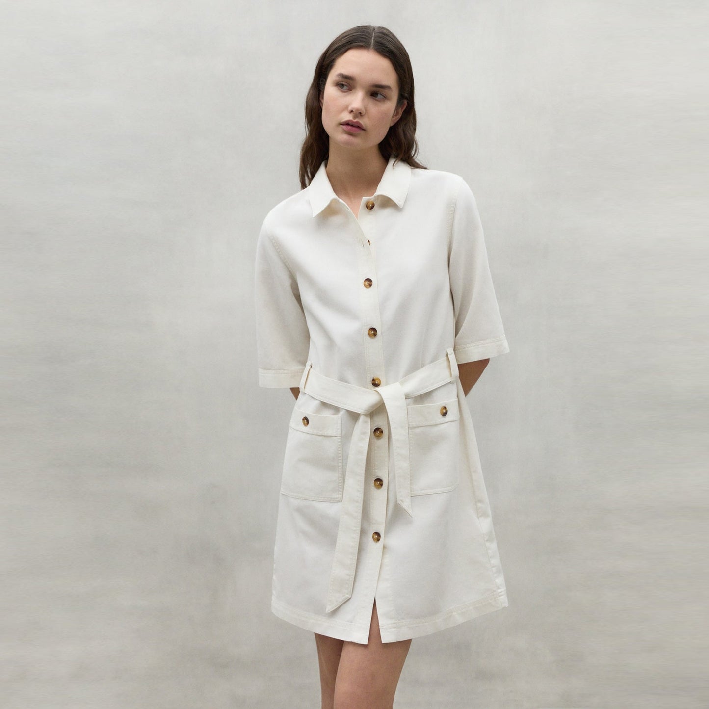 - Marmol Dress - Off White