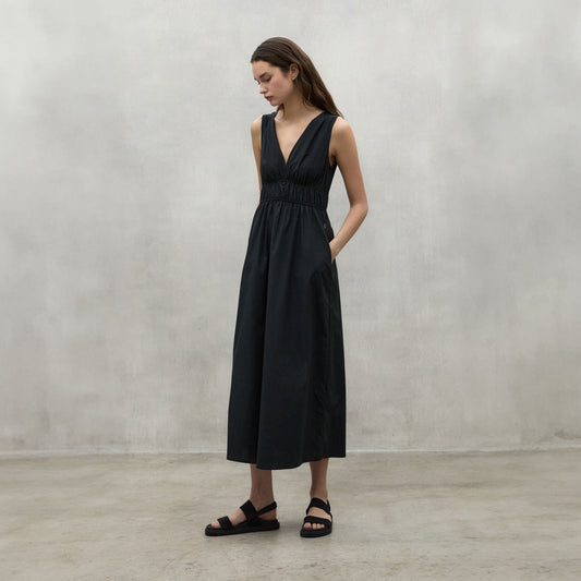 - Bornite Cotton Dress - Black