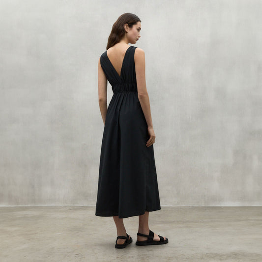 - Bornite Cotton Dress - Black