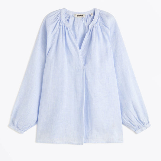 Lai Striped Shirt - Light Blue