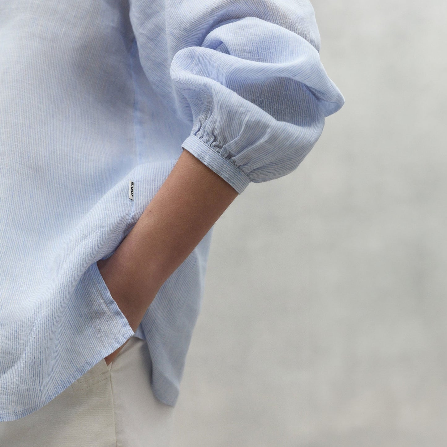 Lai Striped Shirt - Light Blue