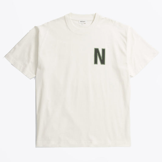 - Simon N Logo T-Shirt - Ecru
