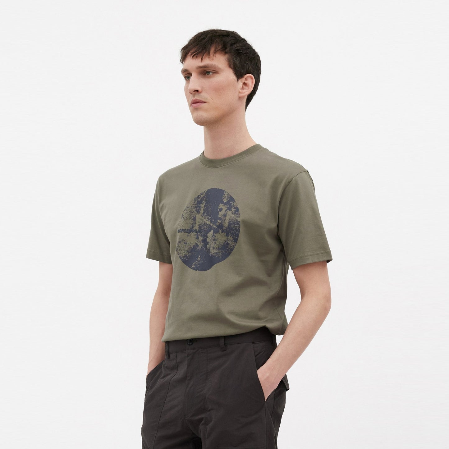 - Johannes Circle Print T-Shirt - Green