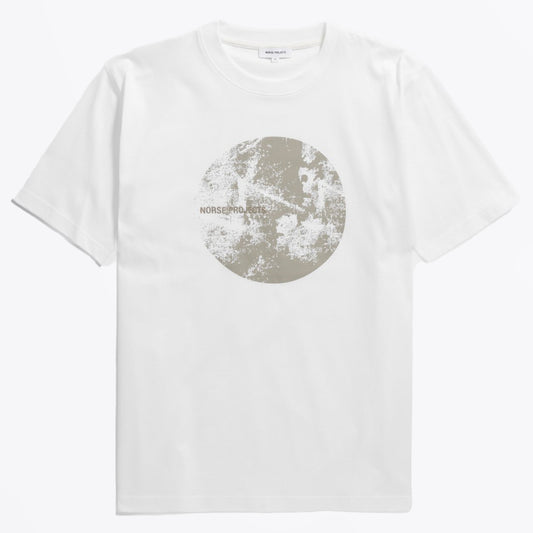 Johannes Circle Print T-Shirt - White