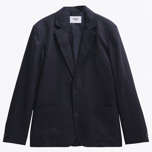 - Fintry Blazer Linen - Navy