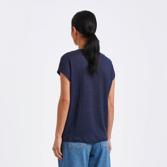 - Bora Knitted Top - Navy