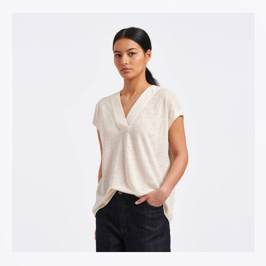 - Bora Knitted Top - Sea Shell