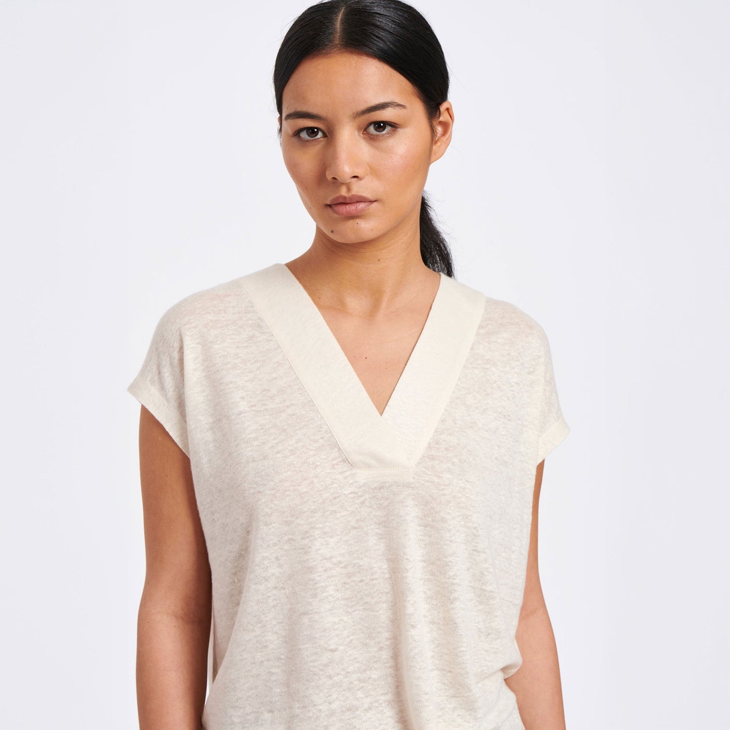 - Bora Knitted Top - Sea Shell