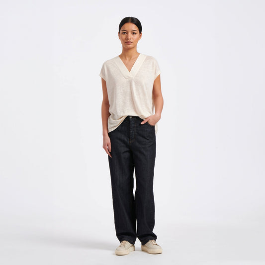 - Bora Knitted Top - Sea Shell