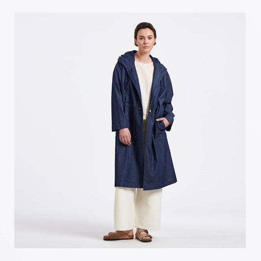 - Denim Coat - Marine