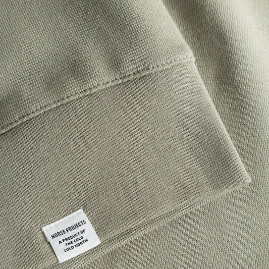 - Vagn Slim Org Sweatshirt - Clay