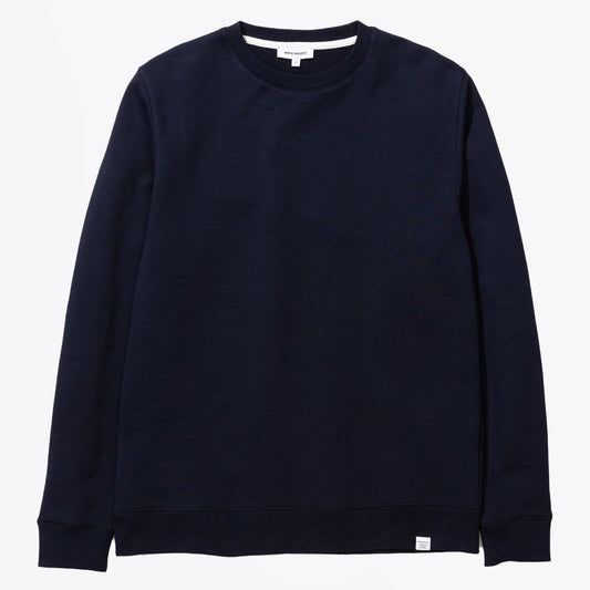 - Vagn Slim Org Sweatshirt - Navy