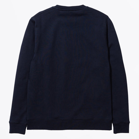 - Vagn Slim Org Sweatshirt - Navy