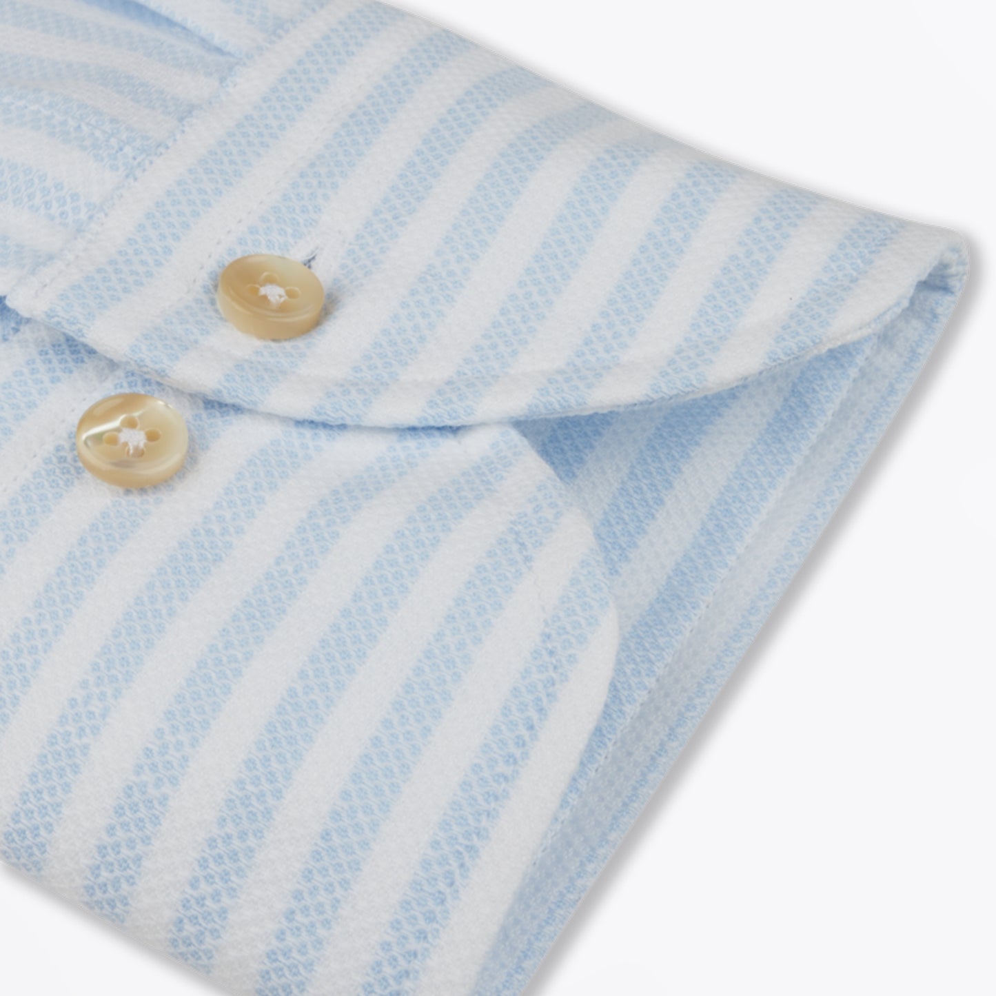 - Slimline Schiller Collar Shirt - Blue Stripe