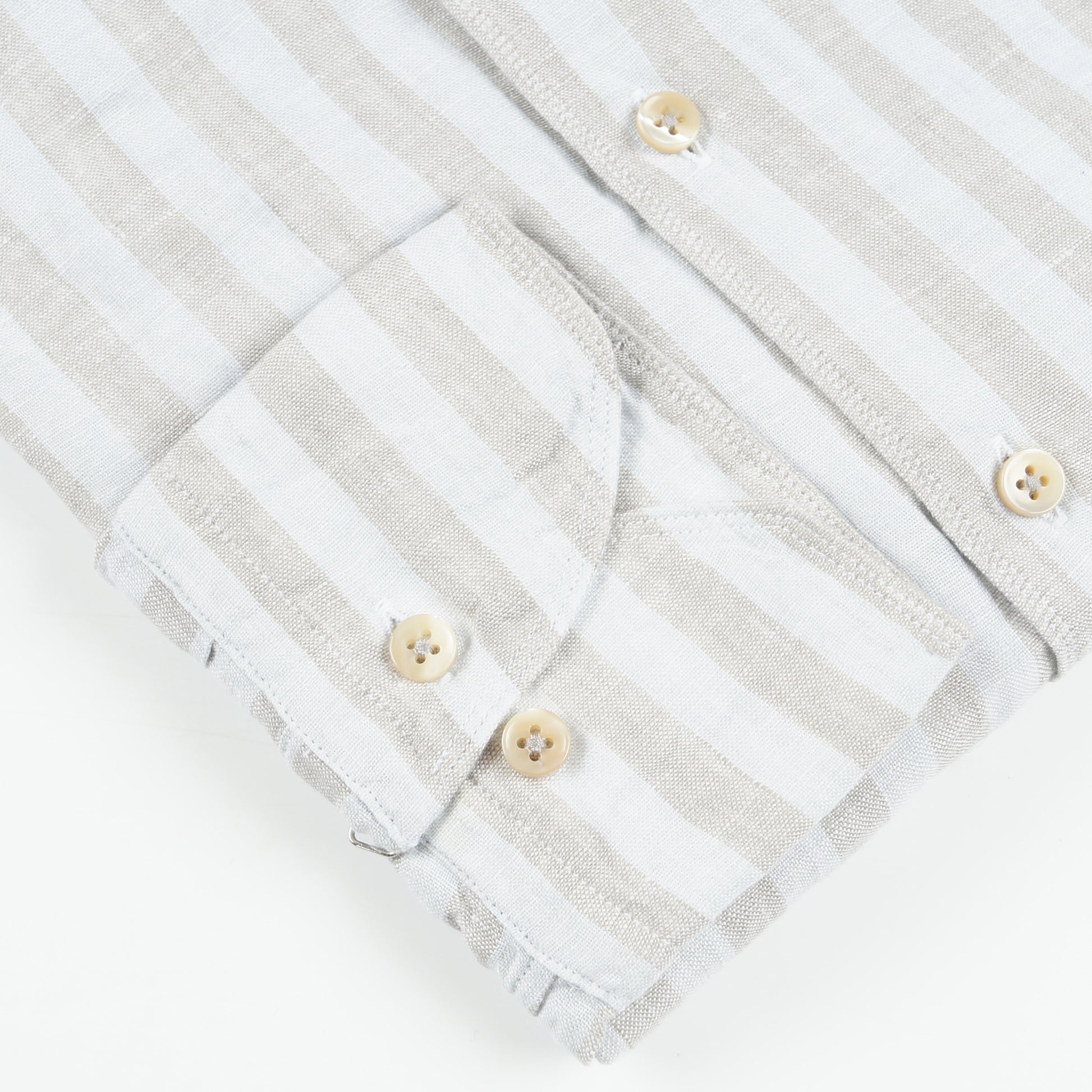 Stenstroms Linen Shirt - Blue Stripe