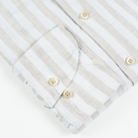 Linen Shirt - Blue Stripe