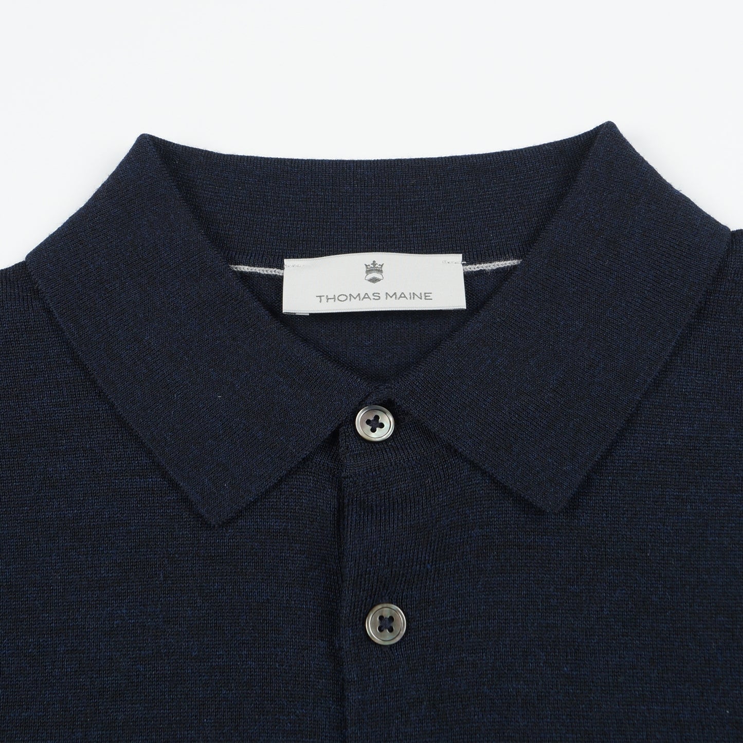 Merino SS Polo Shirt - Navy