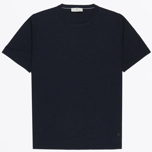 Merino SS Pullover - Navy