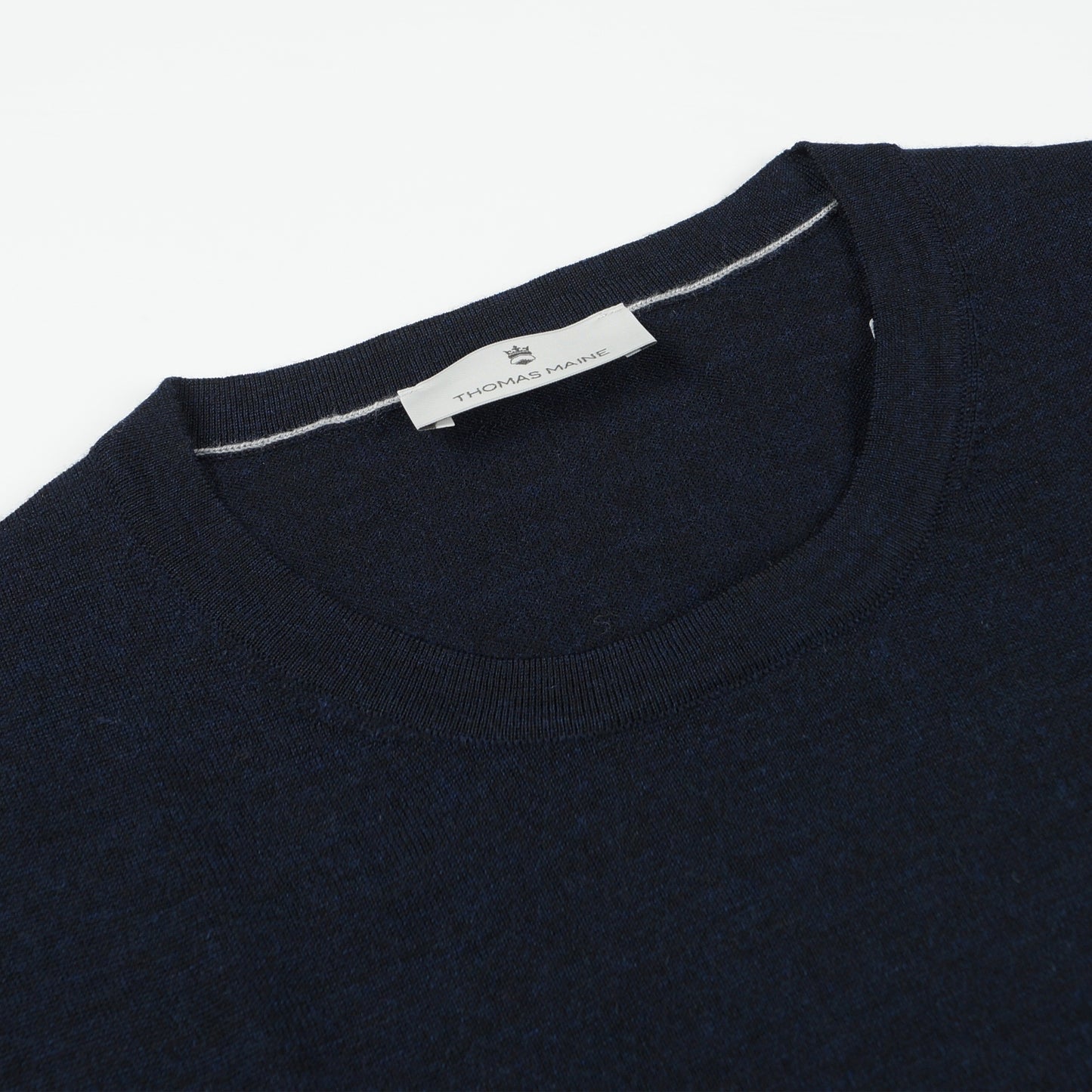 Merino SS Pullover - Navy