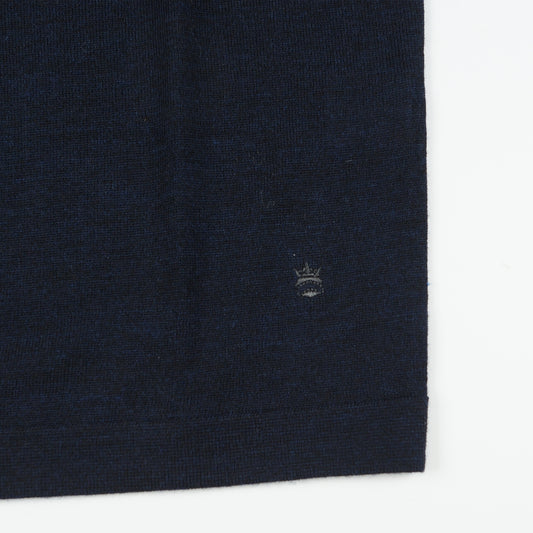 Merino SS Pullover - Navy