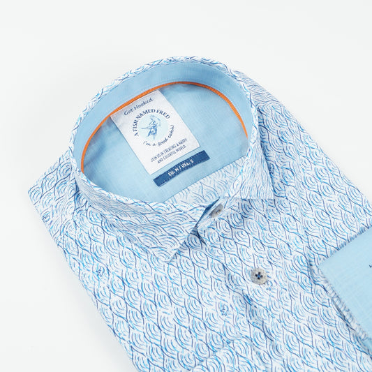 - Wave Shirt - Blue