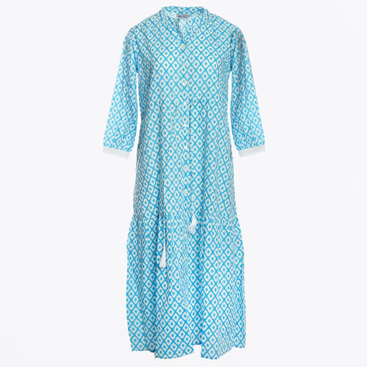 - Tuscanny Dress -  Habibi Blue