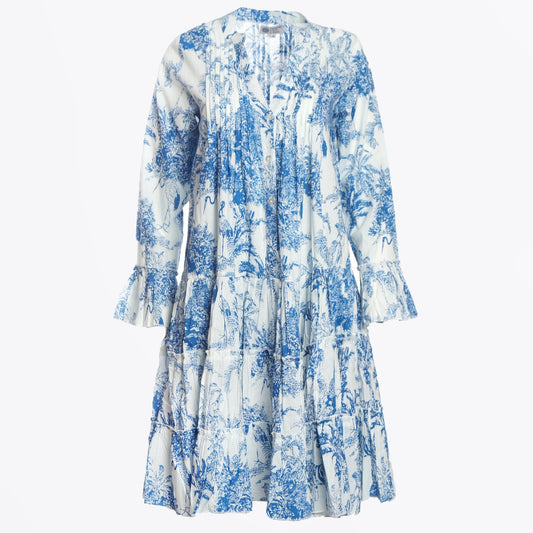 Lobster Dress - Blue Sketch