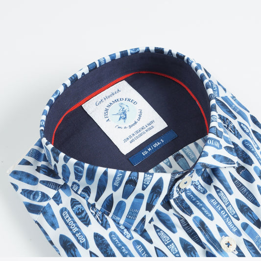 - Surfboard Shirt - Navy